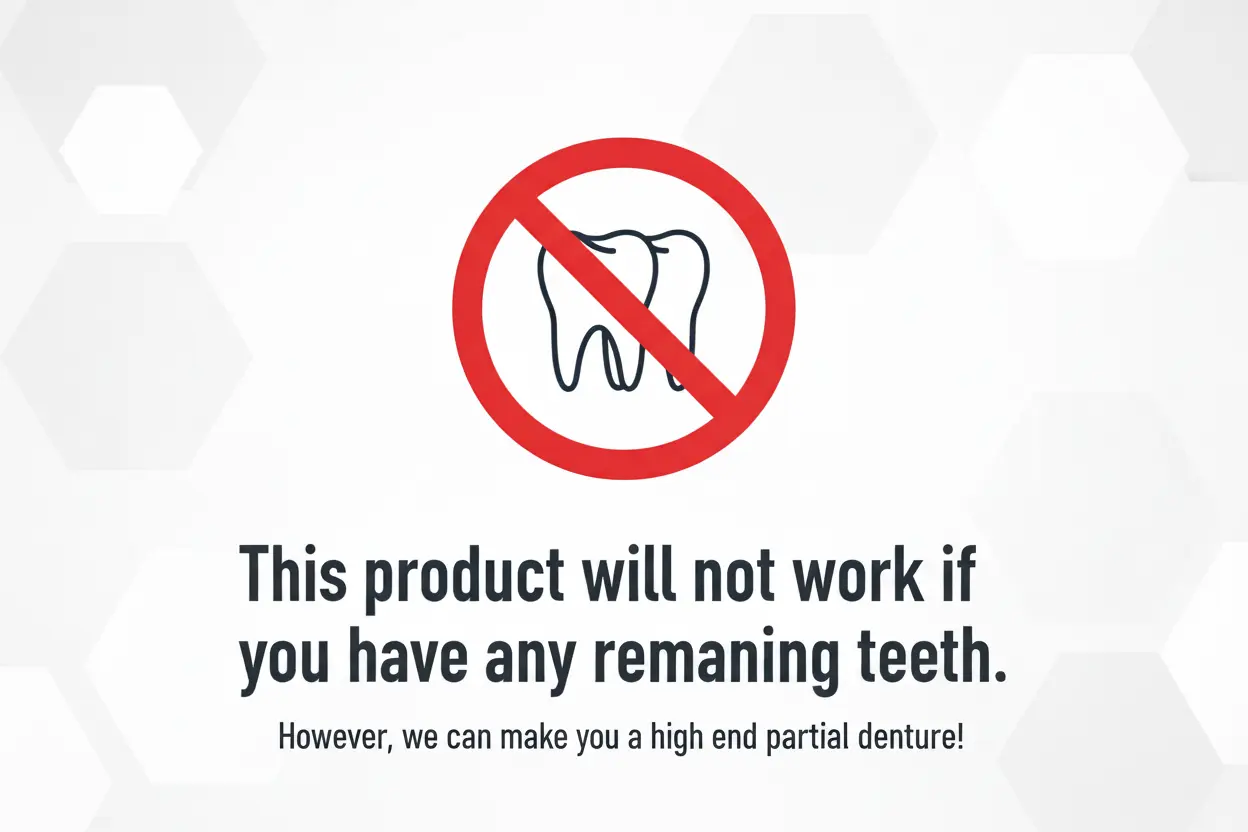 Heat and Fit™ NowDenture™ – Immediate Dentures by Mail – Fully Assembled and Ready to Use in Minutes! Exclusively from Denture Rescue. - Image 7